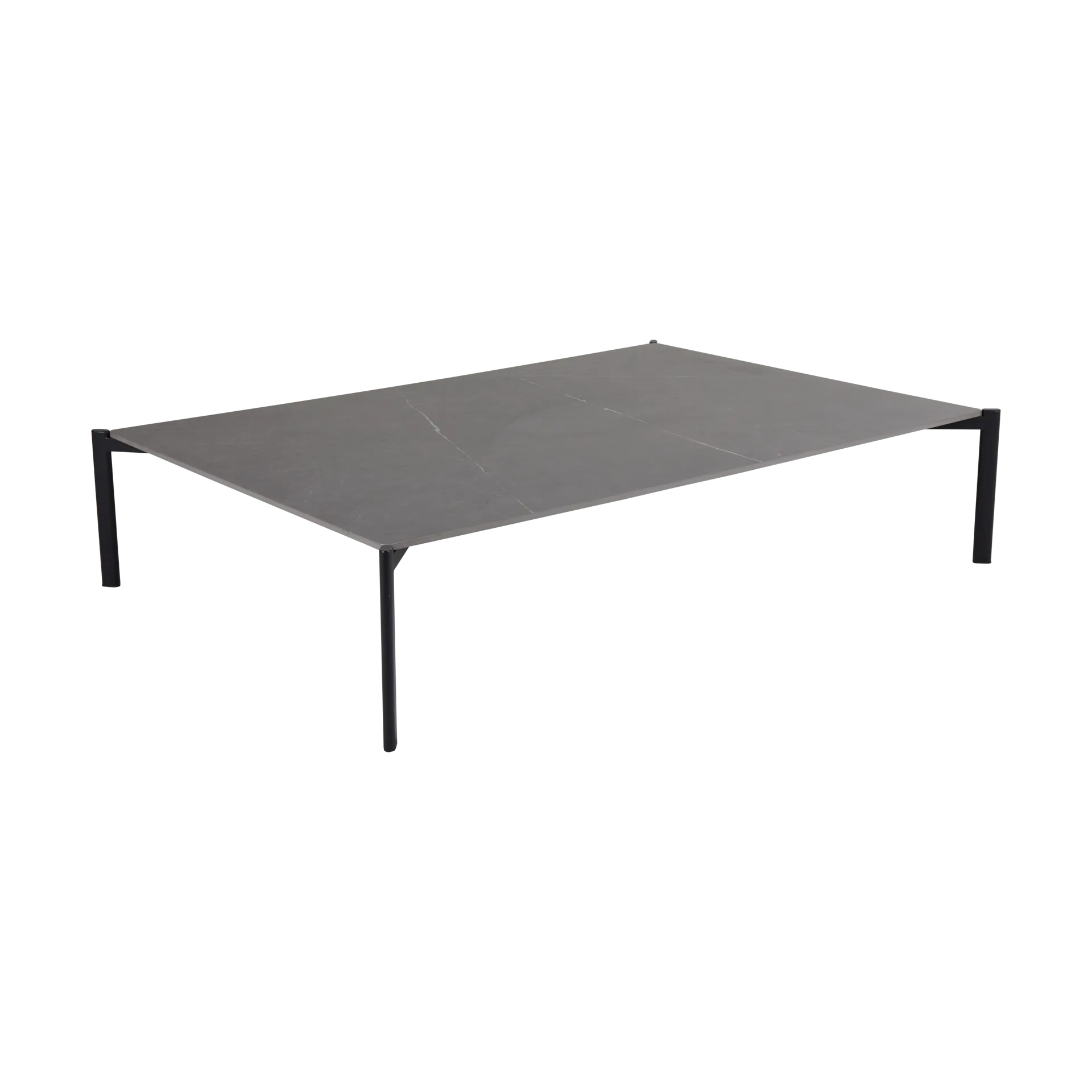 Mesa de centro Hallavara, Preto 112x162 cm Brafab