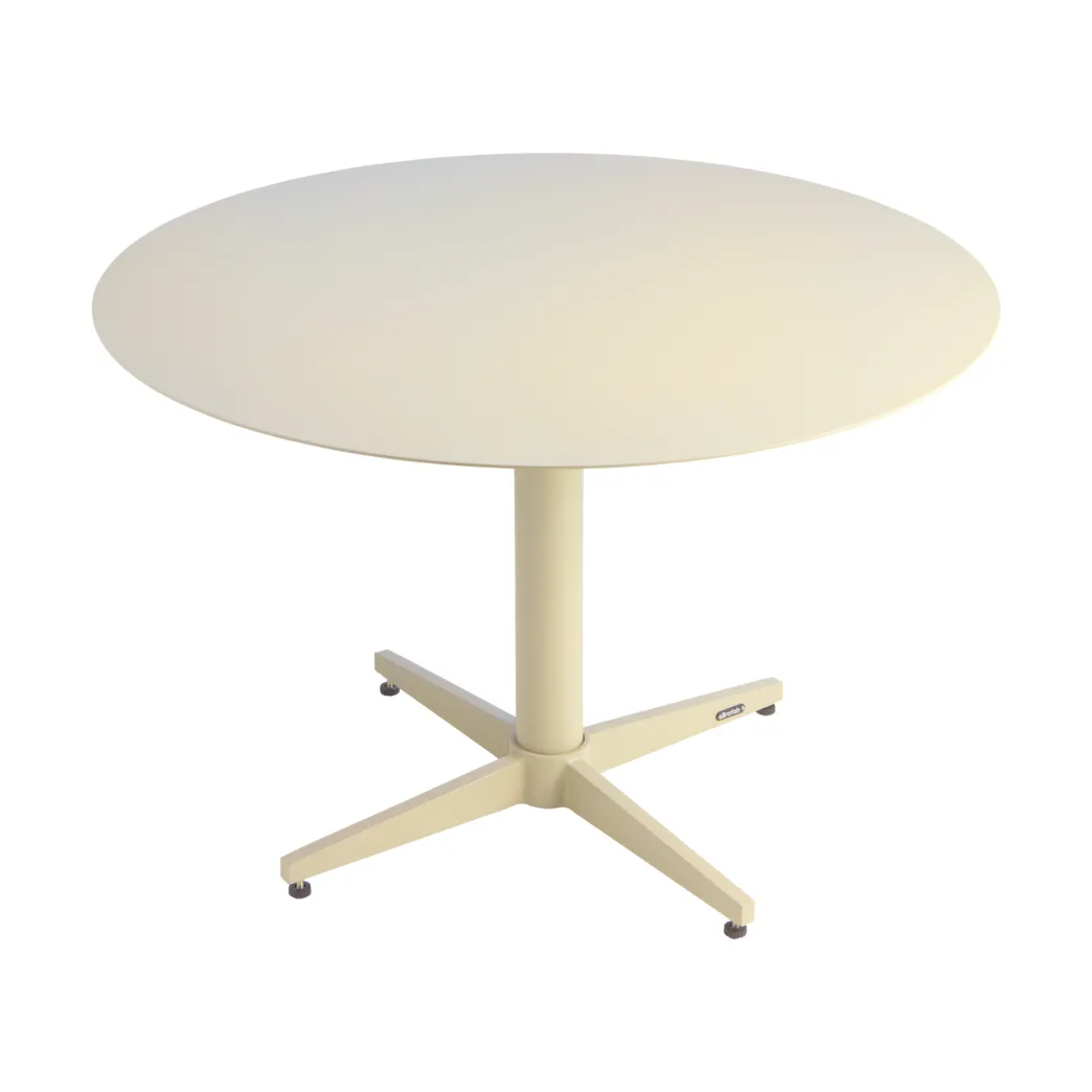 Mesa de centro Mill, Pearl white, Ø75 cm Brafab