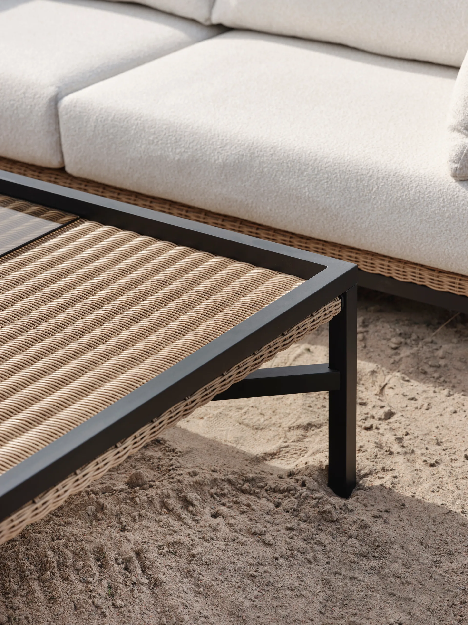 Mesa de centro Shell, Preto Brafab