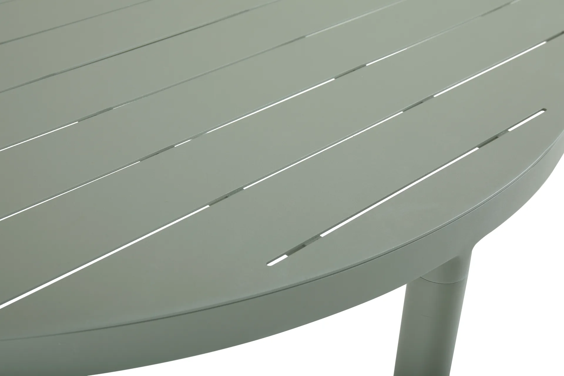 Mesa de jantar Bigby, Dusty green, Ø130 cm Brafab