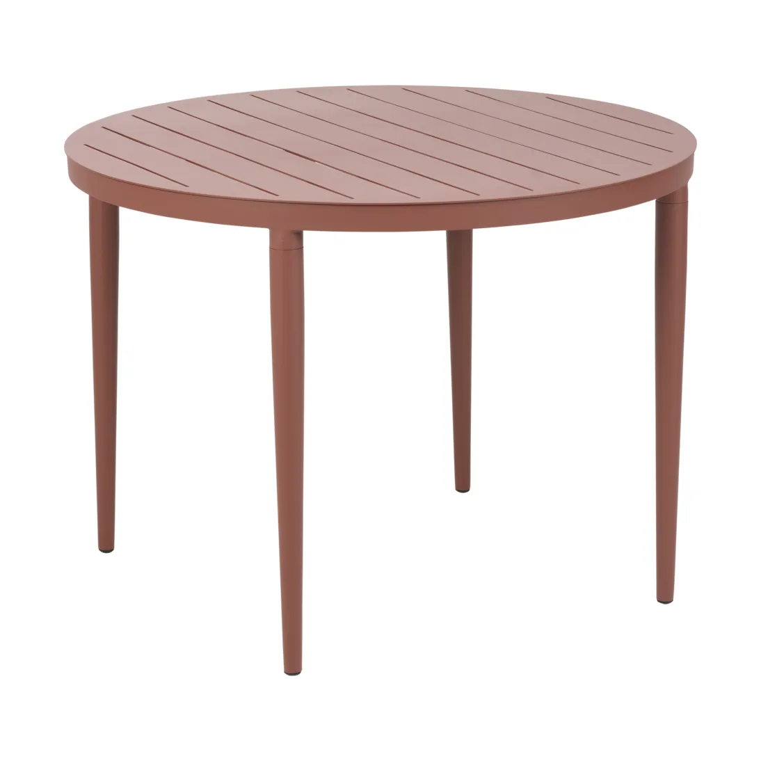 Mesa de jantar Bigby, Vermelho zin, Ø100 cm Brafab