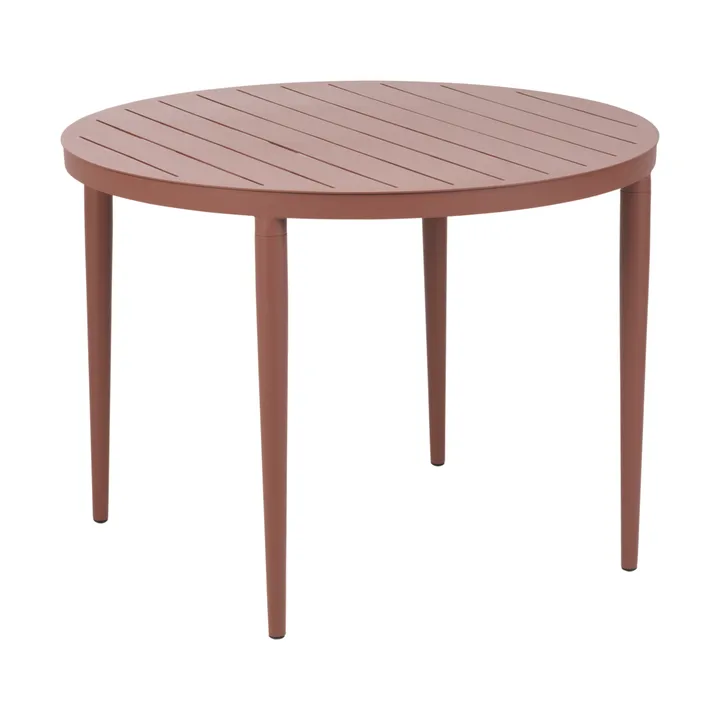 Mesa de jantar Bigby - Vermelho zin, Ø100 cm - Brafab