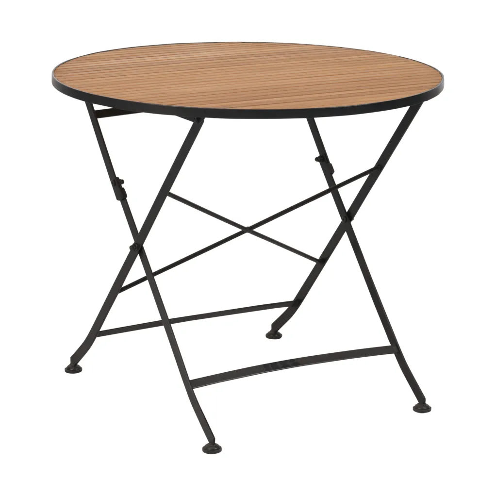 Mesa de jantar Brewer, Preto-teca, Ø85 cm Brafab