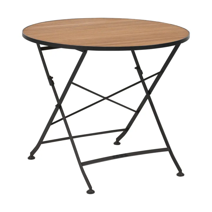 Mesa de jantar Brewer - Preto-teca, Ø85 cm - Brafab