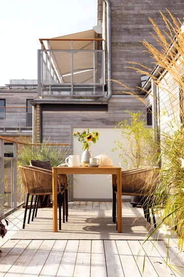 Mesa de jantar Joe - Natural, 140x80 cm - Brafab