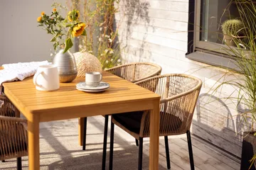 Mesa de jantar Joe - Natural, 140x80 cm - Brafab