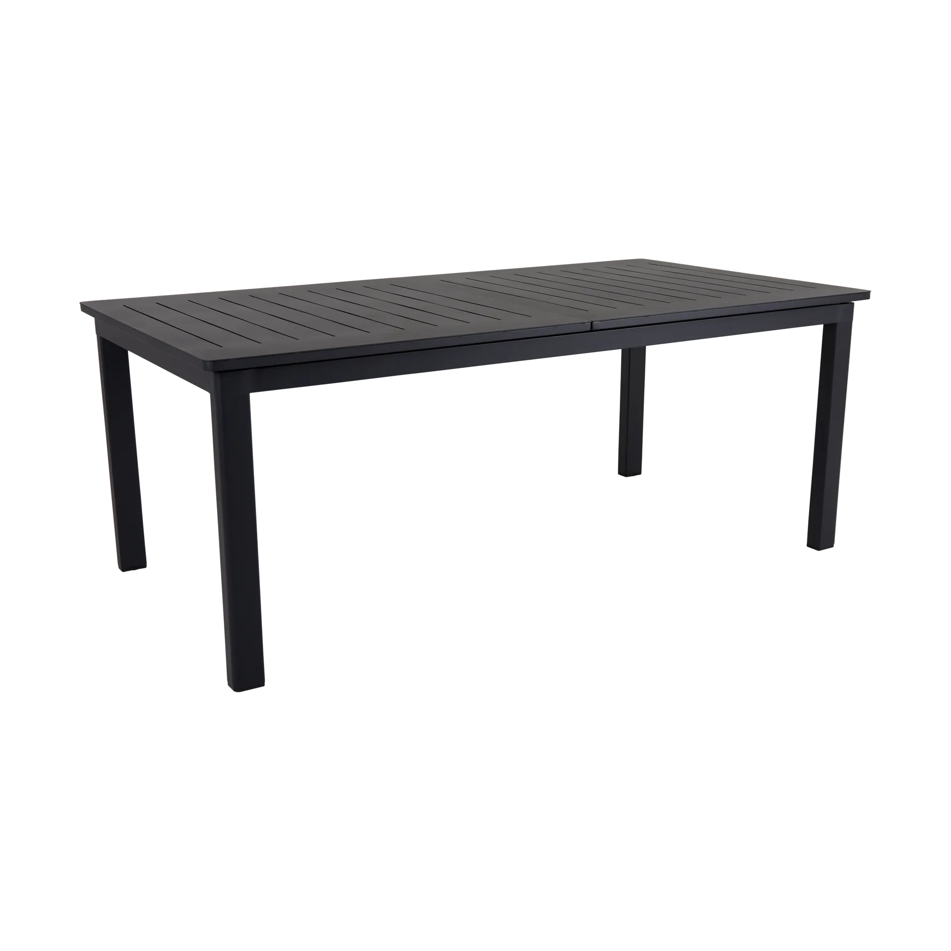 Mesa de jantar Lomma extensível, Preto 194-312 cm Brafab