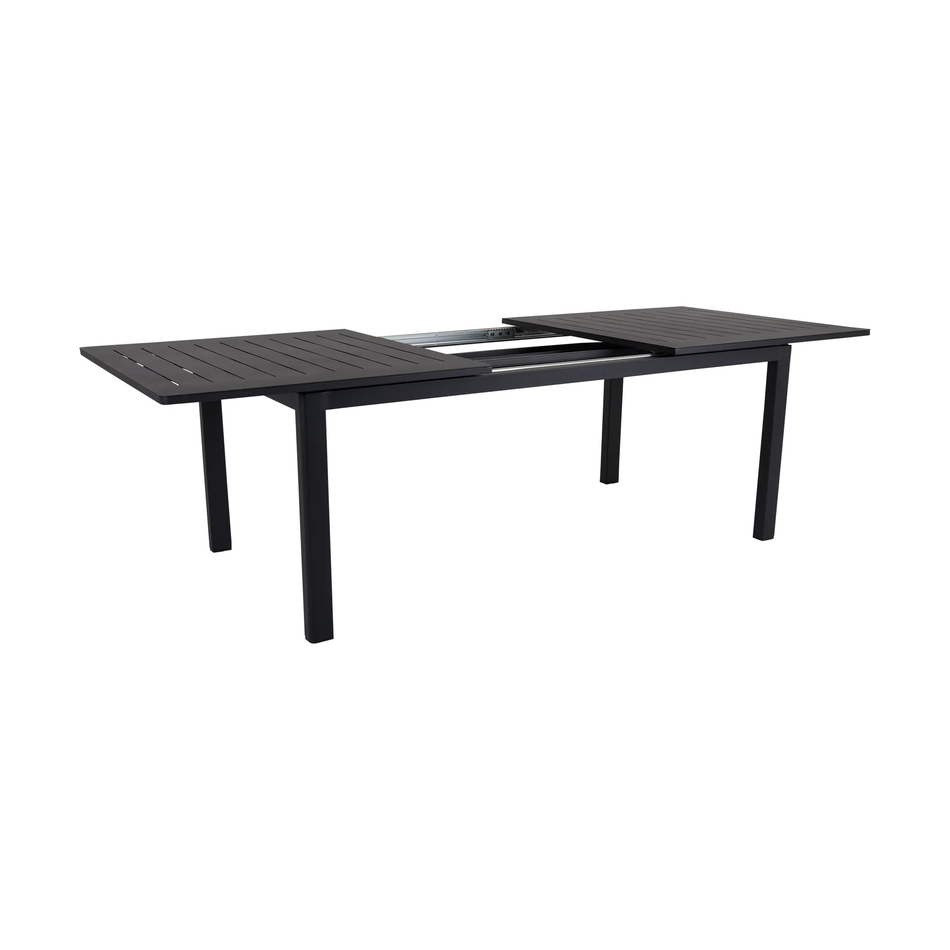 Mesa de jantar Lomma extensível, Preto 194-312 cm Brafab