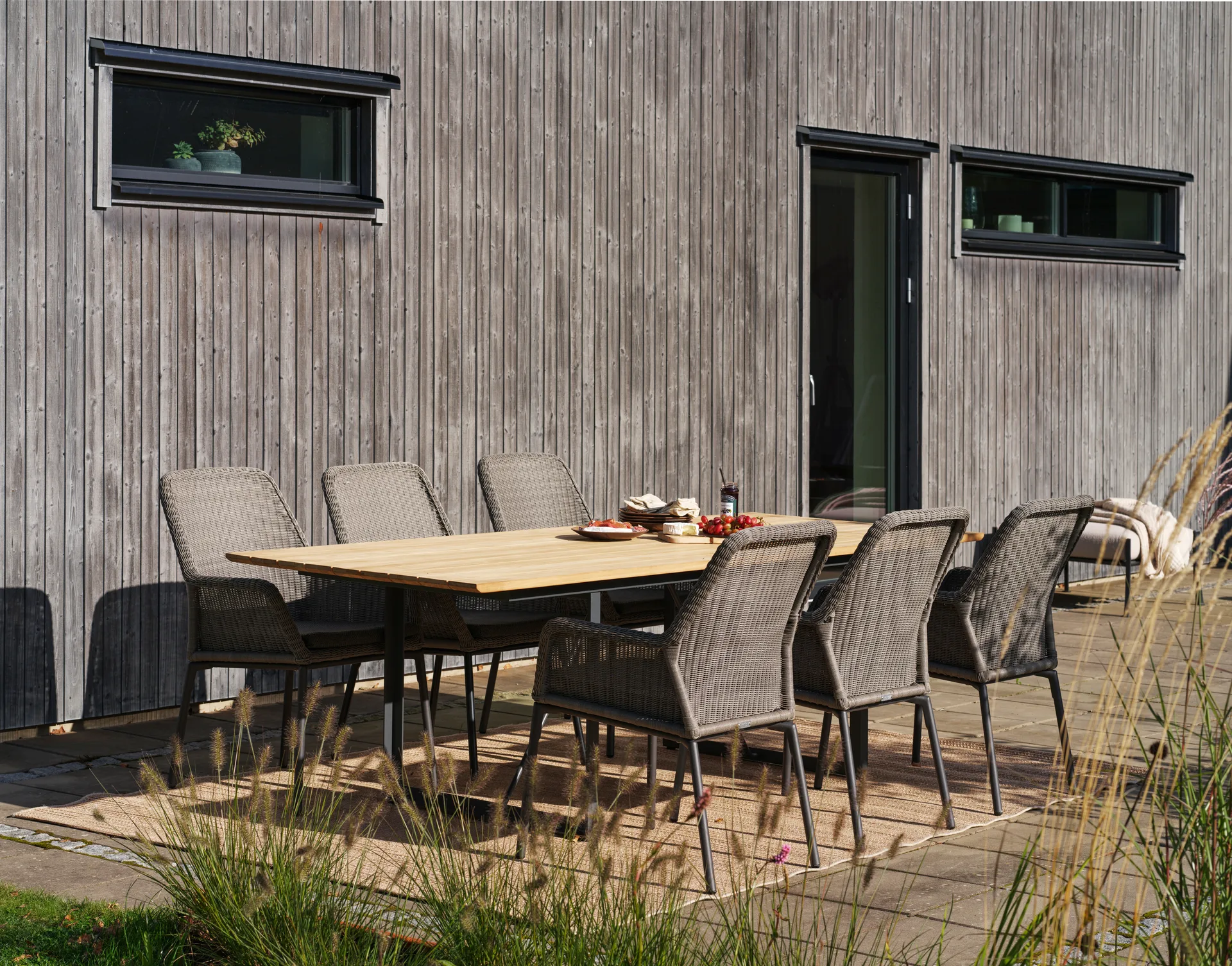 Mesa de jantar Shad 240 cm teak-anthracite Brafab