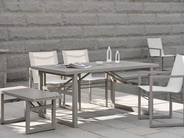 Mesa de jantar Vevi - Branco 160 cm - Brafab