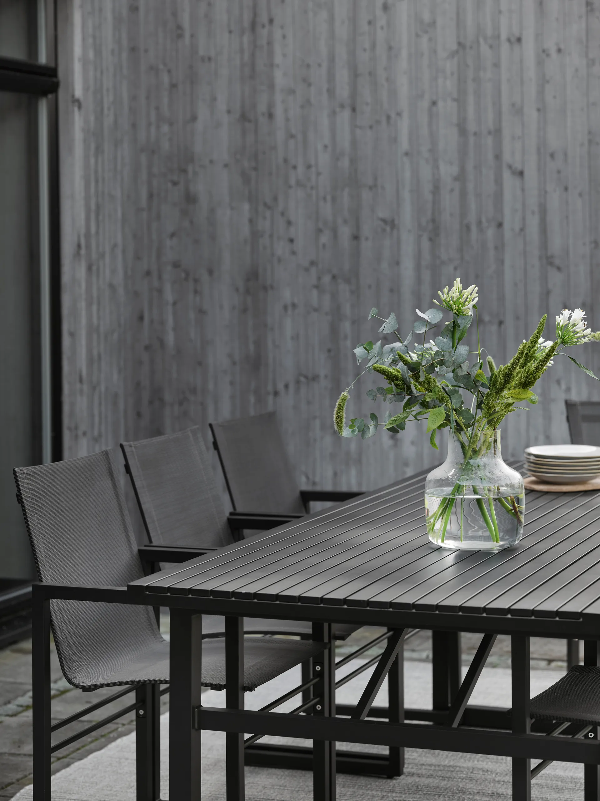 Mesa de jantar Vevi, Preto 230 cm Brafab