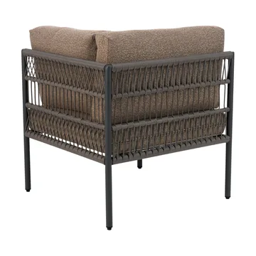 Módulo de sofá Reno - Preto-raw peanut, canto - Brafab