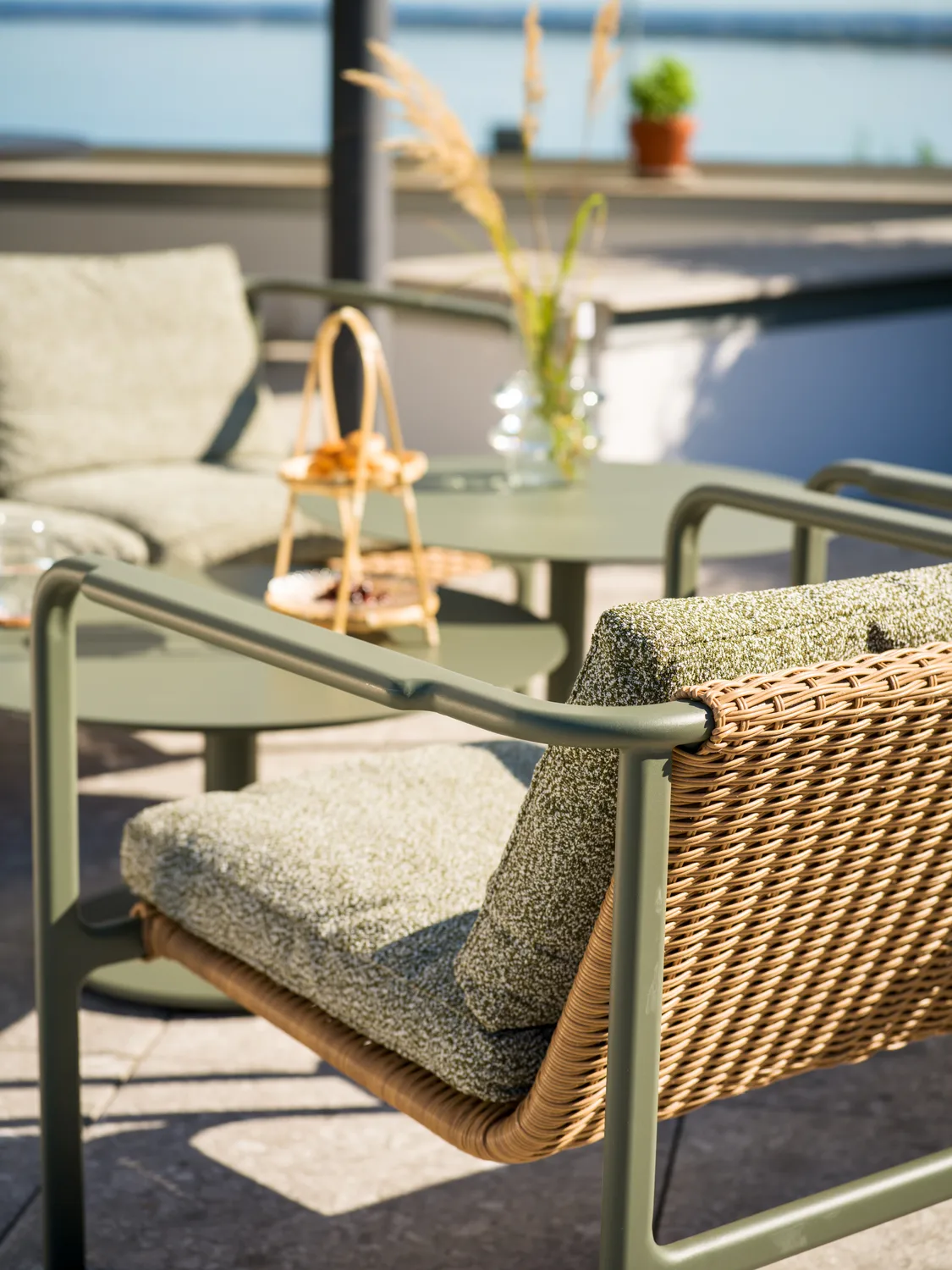 Motty poltrona, Verde nórdico-teddy verde Brafab