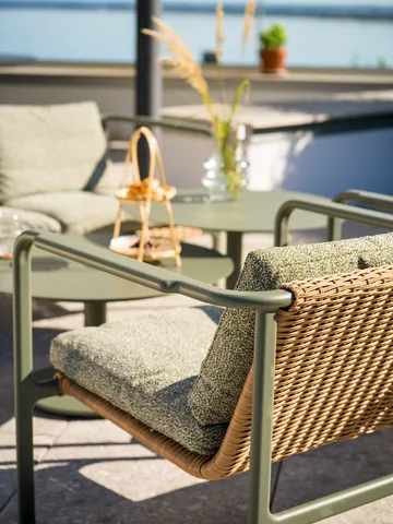 Motty poltrona - Verde nórdico-teddy verde - Brafab