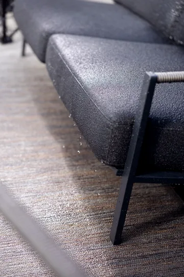 Naos sofá - Preto-teddy black, 2,5 lugares - Brafab