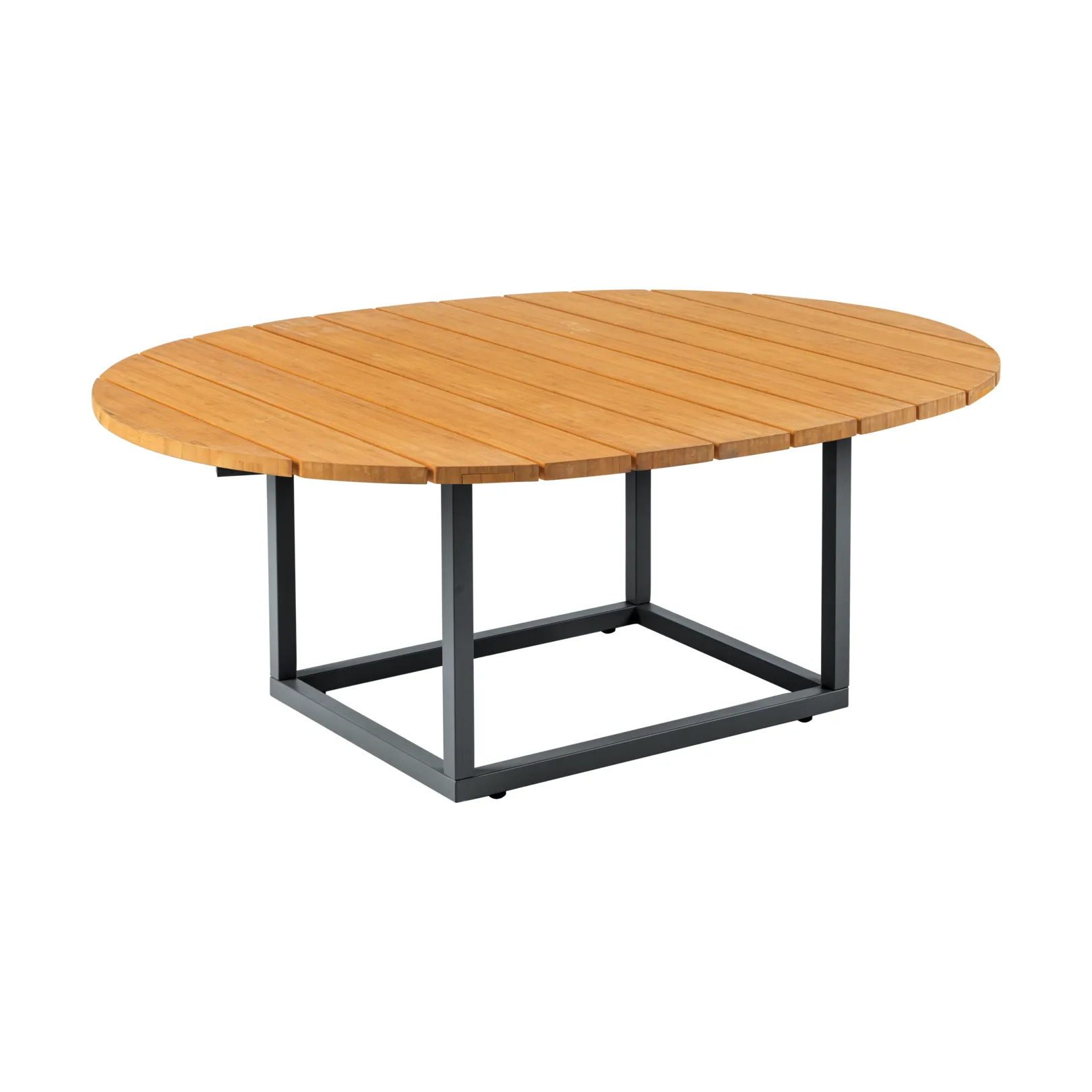 Olive mesa de centro, Antracite-bambu, 110x80 cm Brafab