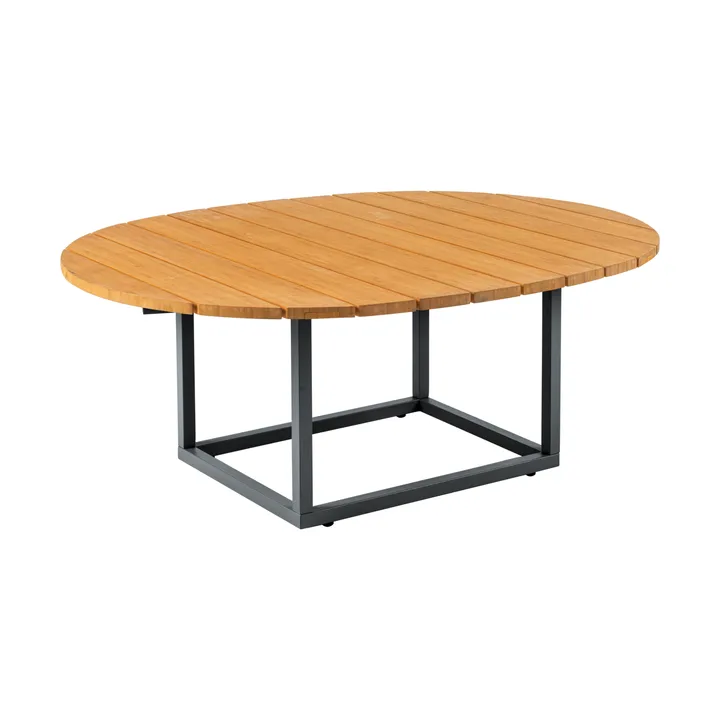 Olive mesa de centro - Antracite-bambu, 110x80 cm - Brafab