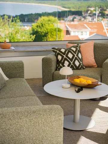 Peace mesa de centro - Light grey, Ø80x46 cm - Brafab