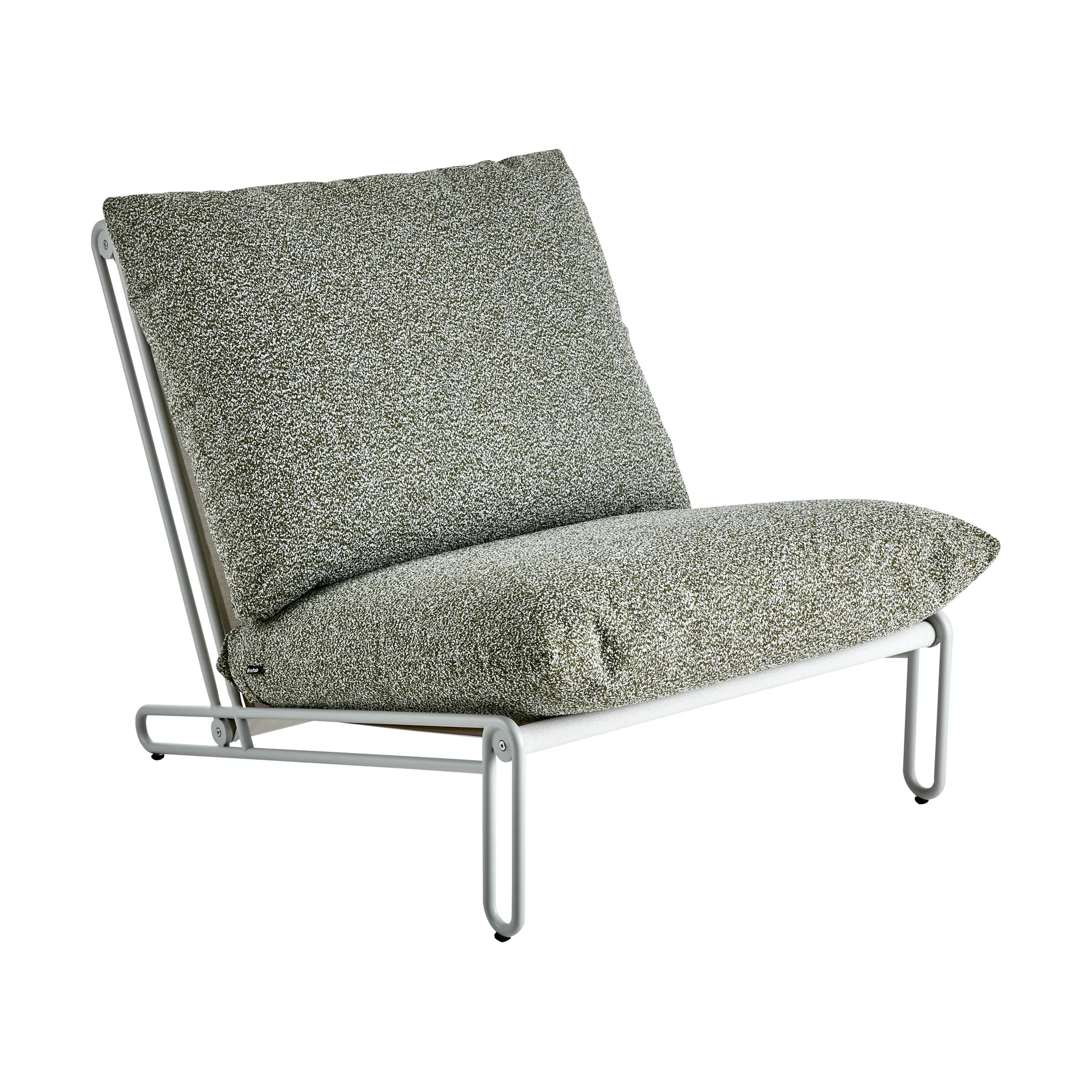 Poltrona Blixt lounge, Light grey-teddy verde Brafab