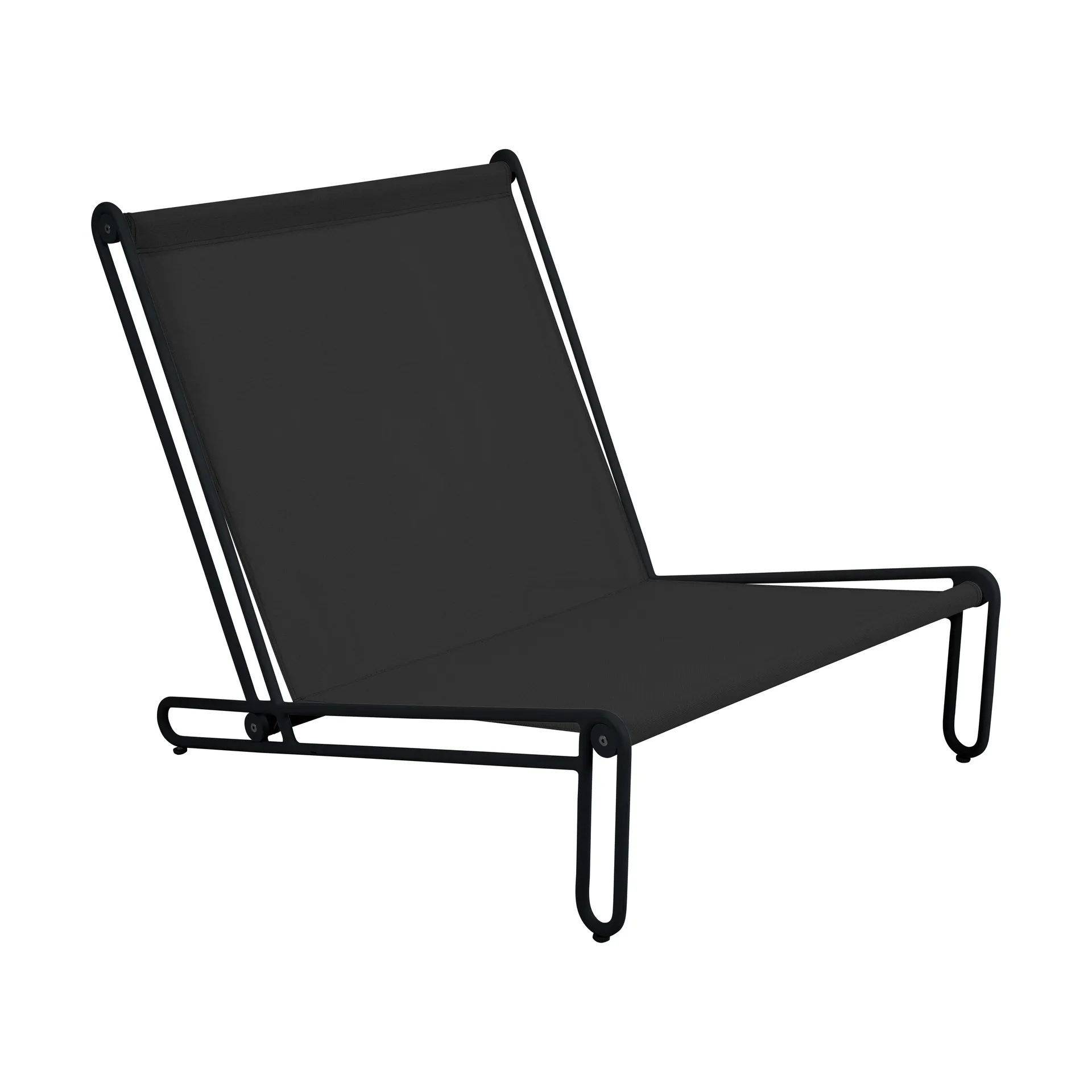 Poltrona Blixt lounge, Preto-clay beige Brafab