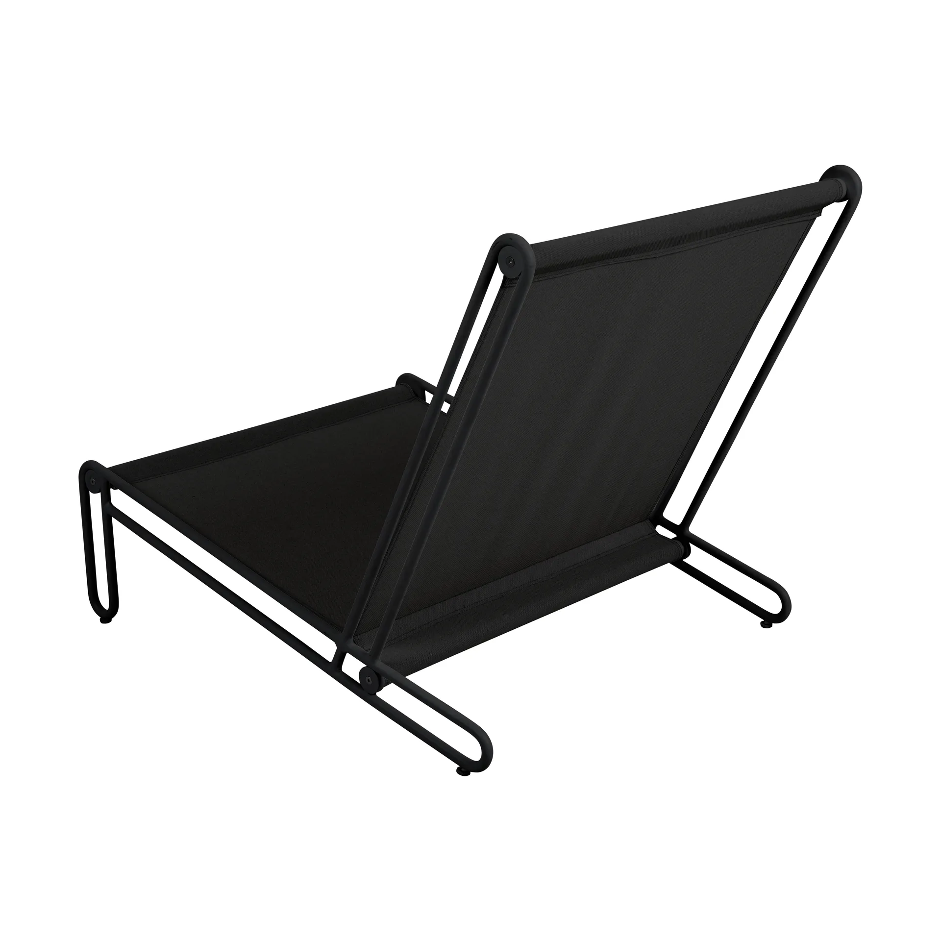 Poltrona Blixt lounge, Preto-clay beige Brafab