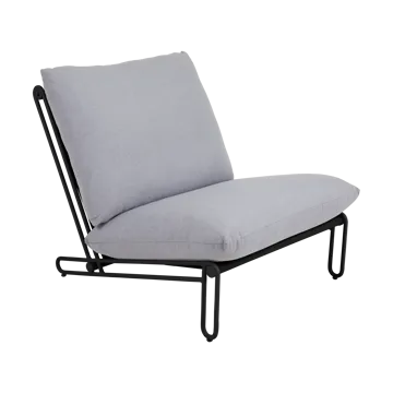 Poltrona Blixt lounge - Preto-sky grey - Brafab