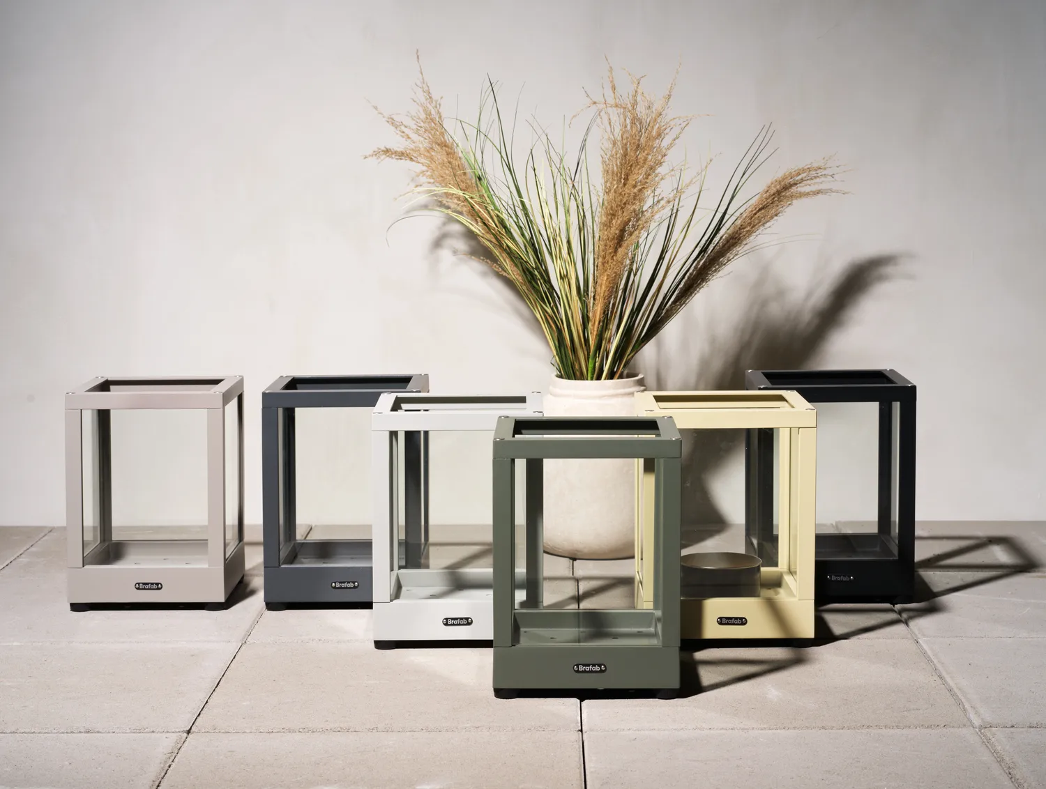 Porta-vela Belfort, Antracite, 28 cm Brafab