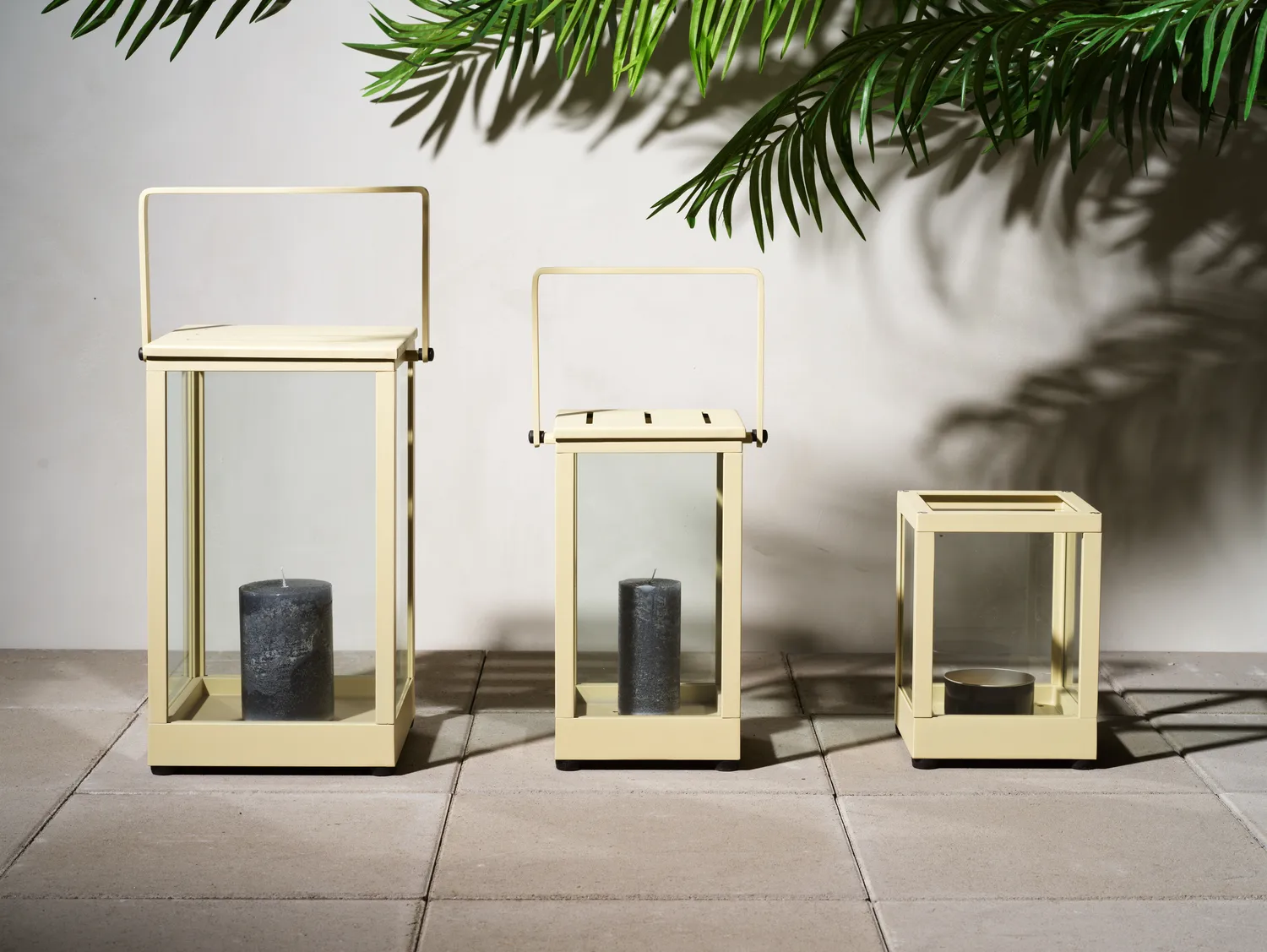 Porta-vela Belfort, Lemon, 28 cm Brafab