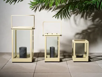 Porta-vela Belfort - Lemon, 28 cm - Brafab