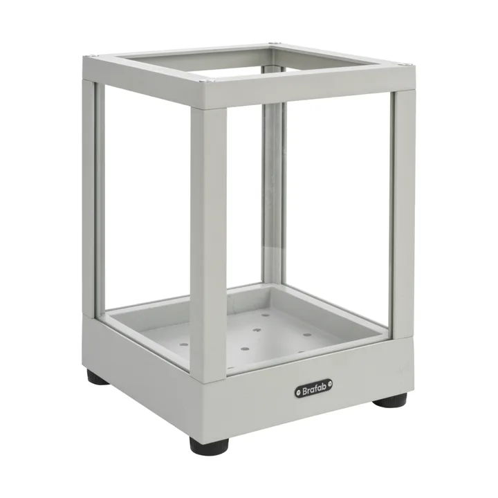 Porta-vela Belfort - Light grey, 28 cm - Brafab