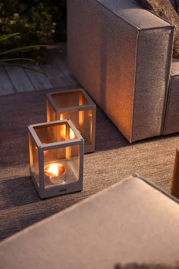 Porta-vela Belfort - Light grey, 28 cm - Brafab