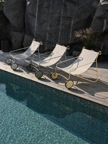 Poul Chair poltrona lounge - Limão-branco-sujo - Brafab