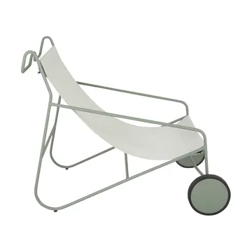 Poul Chair poltrona lounge - Verde poeira-branco - Brafab