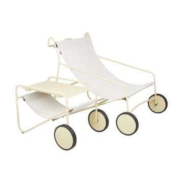 Poul Table mesa lateral - Lemon-off white, 72x44 cm - Brafab