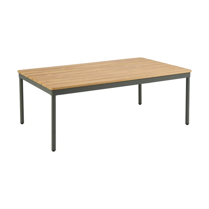 Reno mesa de centro - Nordic green-natural wood, 110x70 cm - Brafab