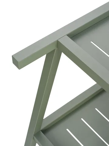 Samvaro carrinho de servir 86x49x69 cm - Verde poeira - Brafab