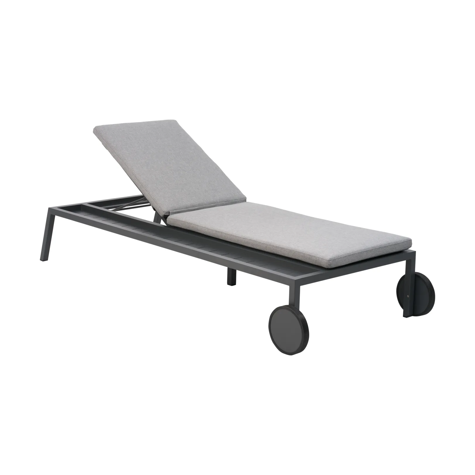 Samvaro espreguiçadeira 218x92 cm, Antracite-verde pérola Brafab