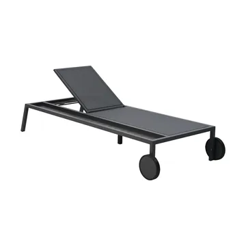 Samvaro espreguiçadeira 218x92 cm - Antracite-verde pérola - Brafab