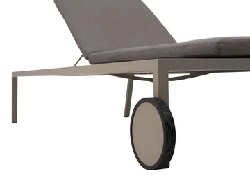 Samvaro espreguiçadeira 218x92 cm - Caquí-aurora suave - Brafab