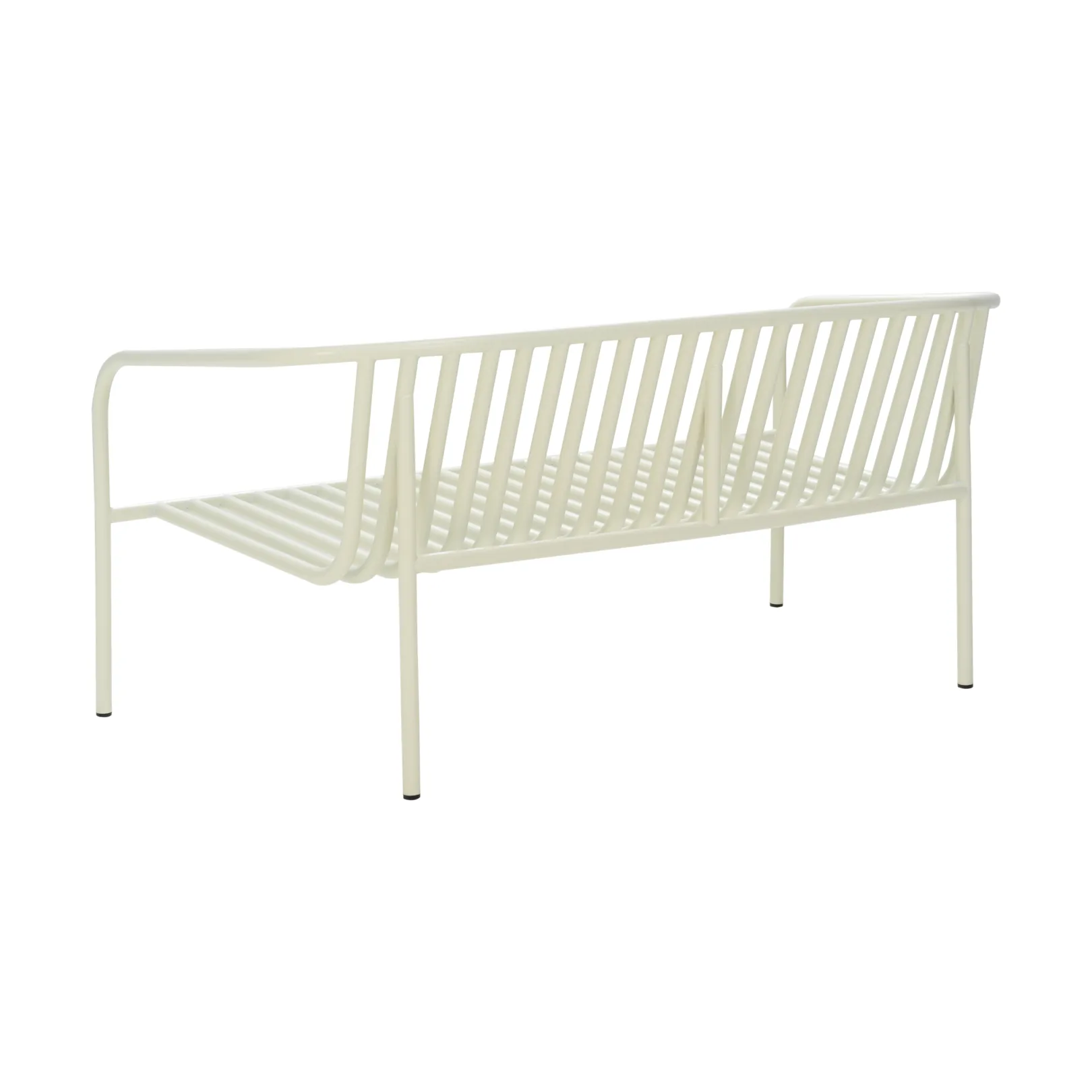 Sofá Bendt, Branco pérola-teddy laranja Brafab