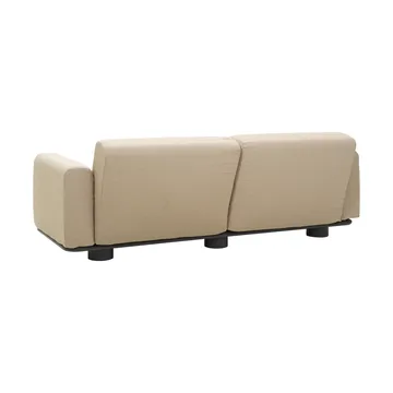 Sofá Bolster - Antracite-teddy beige, 2,5 lugares - Brafab