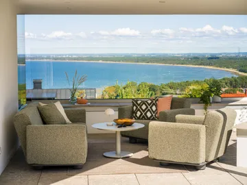 Sofá Bolster - Antracite-teddy verde, 2,5 lugares - Brafab