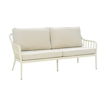 Sofá Coleville - Pearl white-dot beige, 3 lugares - Brafab