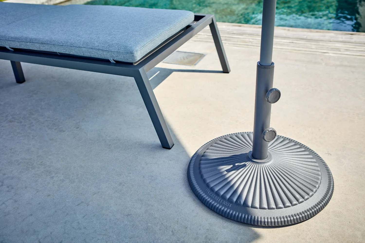 Solara base de guarda-sol, Antracite Brafab