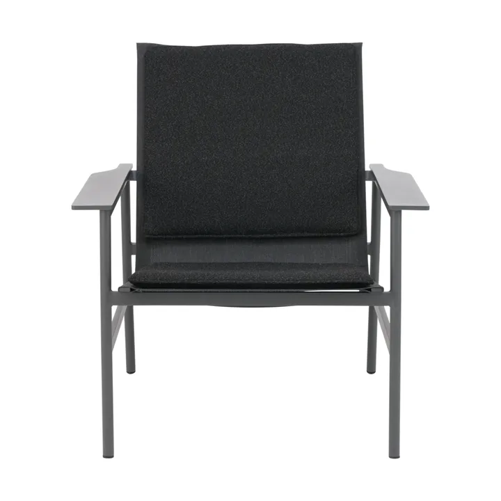 Soro poltrona lounge - Antracite-teddy preto - Brafab