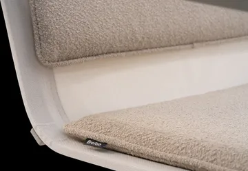 Soro poltrona lounge - Caquí-teddy bege - Brafab