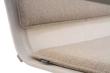 Soro poltrona lounge - Caquí-teddy bege - Brafab