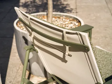 Soro poltrona lounge - Verde nórdico-teddy verde - Brafab