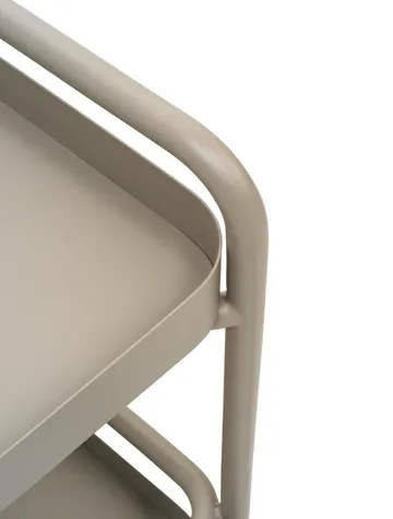 Trolly carrinho de servir 88x59 cm - Caquí - Brafab