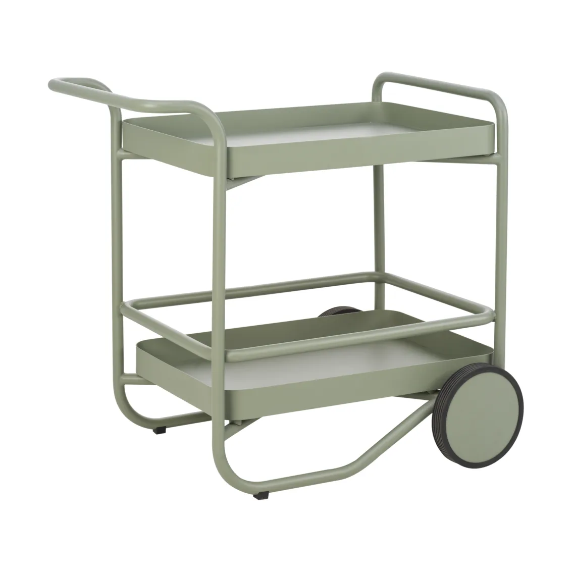 Trolly carrinho de servir 88x59 cm, Verde poeira Brafab